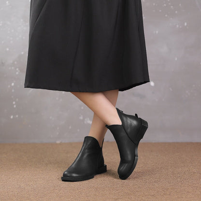 Warm Waterproof Leather Moccasin Shoes