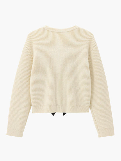 Chic Ribbed Fit Women's Sweater