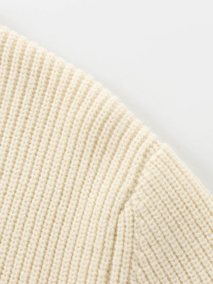 Chic Ribbed Fit Women's Sweater