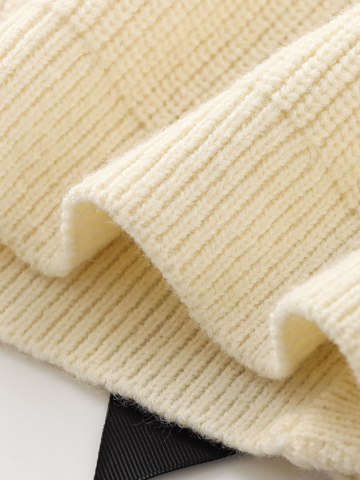 Chic Ribbed Fit Women's Sweater