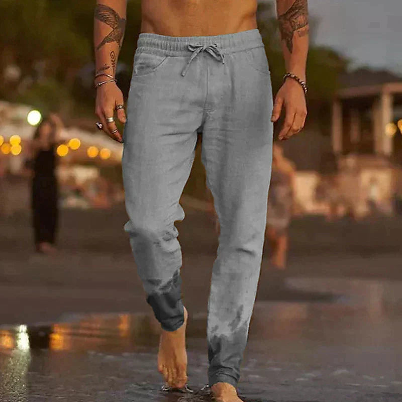 Relaxed Fit Summer Trousers for Men