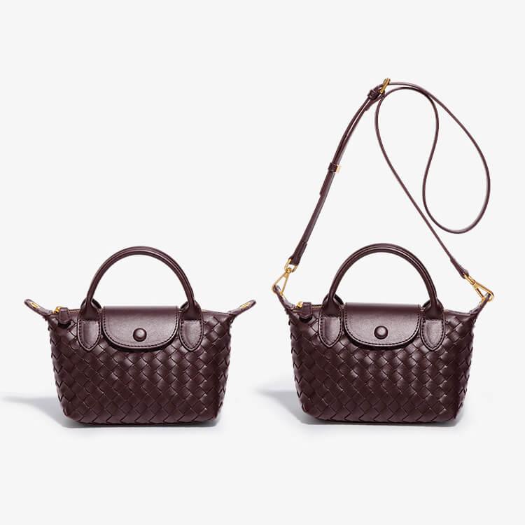 Woven Small Crossbody Bag - OutfitLondon