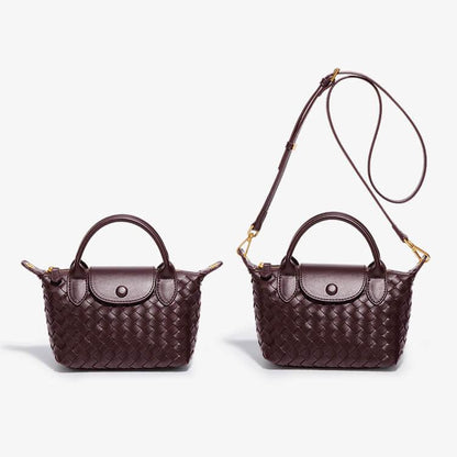 Woven Small Crossbody Bag - OutfitLondon