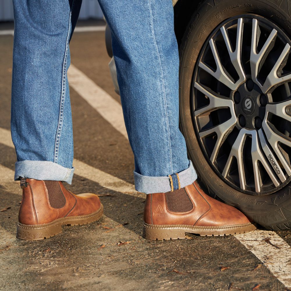Rugged Men's Chelsea Ankle Boots