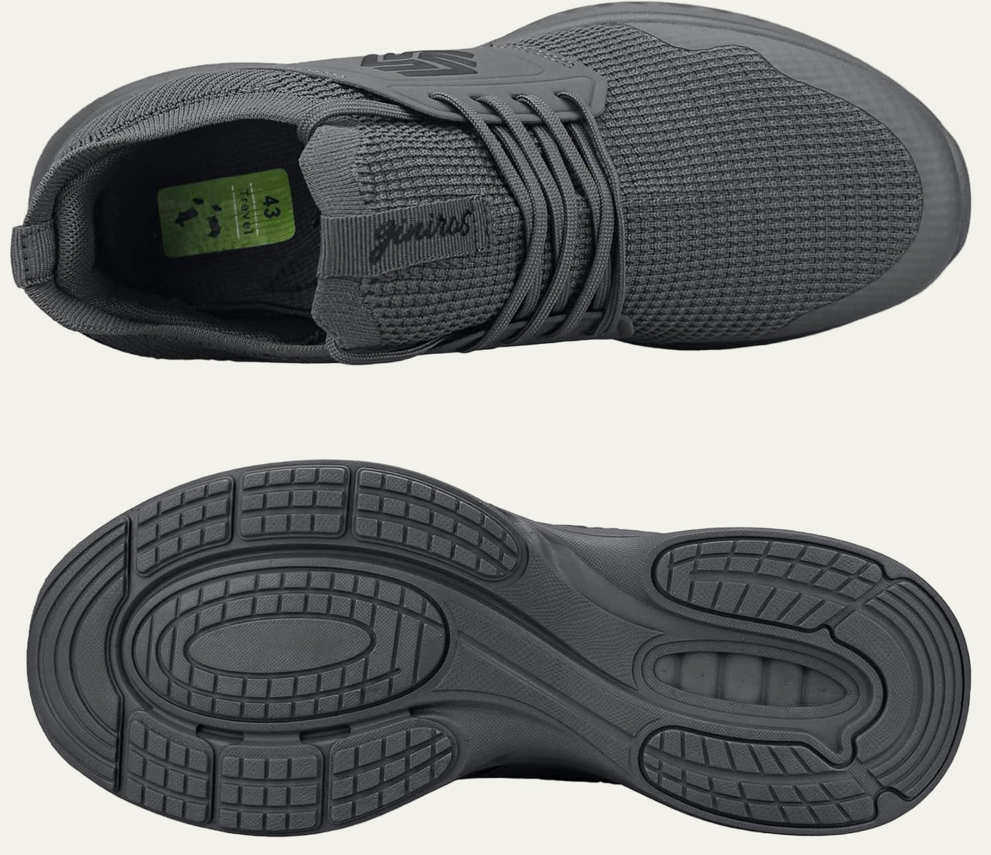 Men's Breathable Mesh Athletic Sneaker with Padded Insole