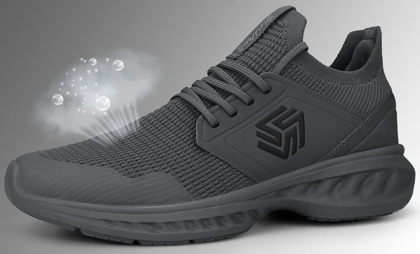 Men's Breathable Mesh Athletic Sneaker with Padded Insole