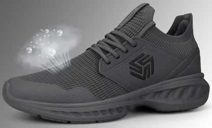 Men's Breathable Mesh Athletic Sneaker with Padded Insole