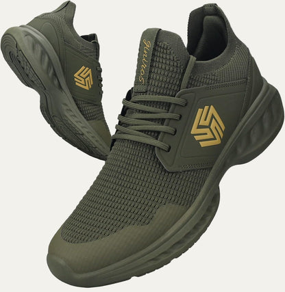 Men's Breathable Mesh Athletic Sneaker with Padded Insole