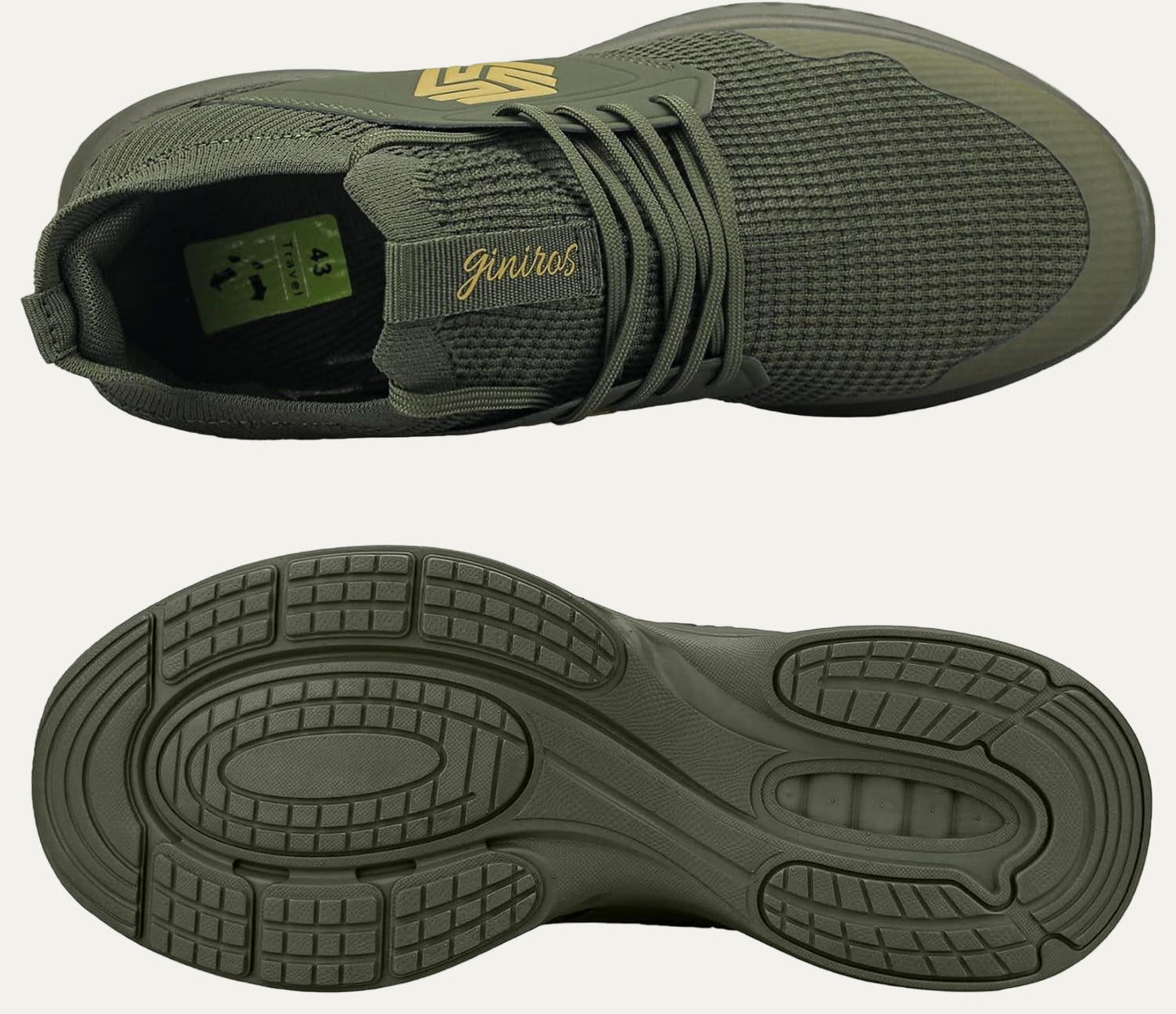 Men's Breathable Mesh Athletic Sneaker with Padded Insole