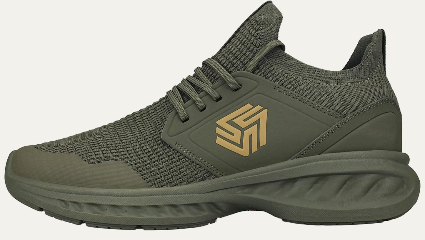 Men's Breathable Mesh Athletic Sneaker with Padded Insole