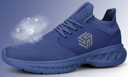 Men's Breathable Mesh Athletic Sneaker with Padded Insole