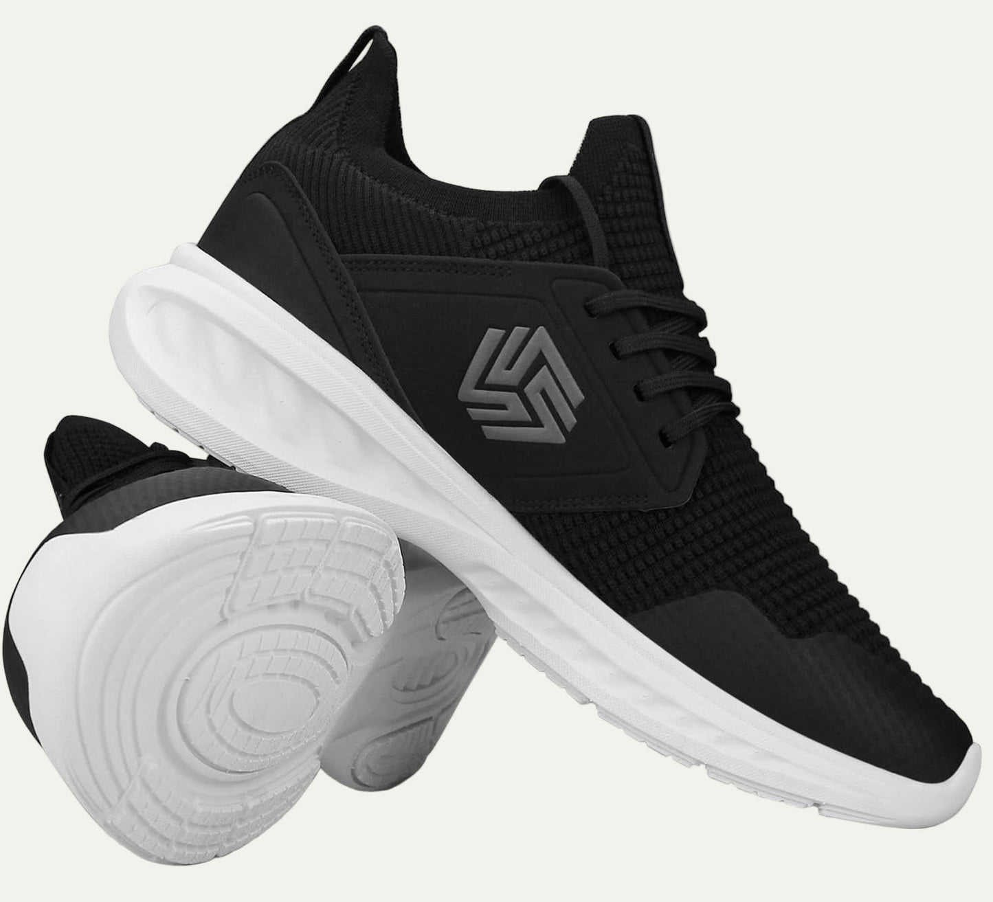 Men's Breathable Mesh Athletic Sneaker with Padded Insole