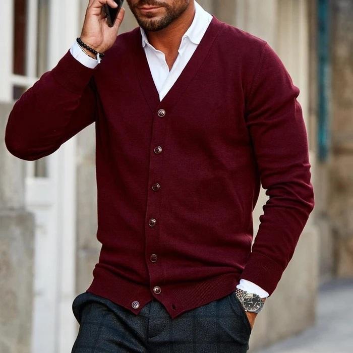 Traditional Mens Crew Neck Sweater - OutfitLondon