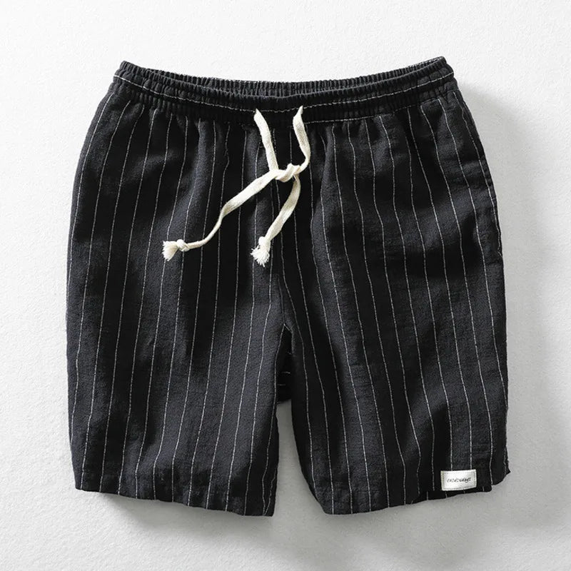 Brooke | Relaxed Fit Linen Drawstring Shorts