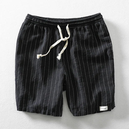 Brooke | Relaxed Fit Linen Drawstring Shorts