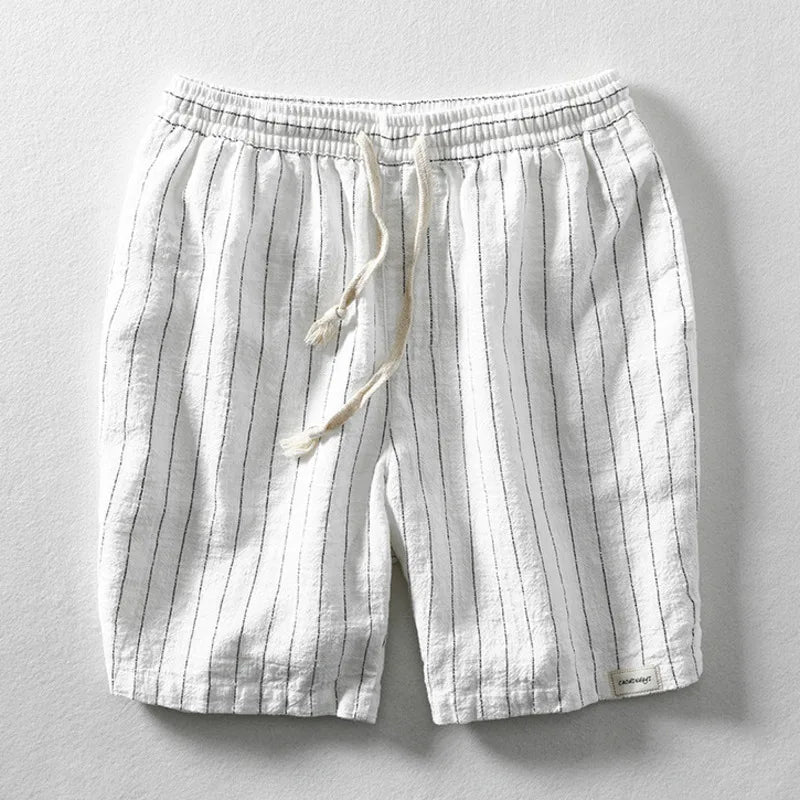 Casual Linen Loose Fit Summer Shorts - OutfitLondon
