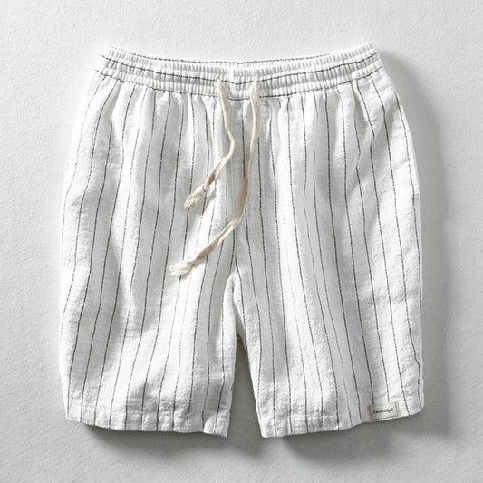 Casual Linen Loose Fit Summer Shorts - OutfitLondon