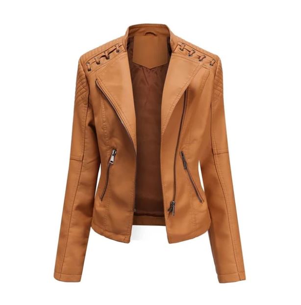 Soft Sheepskin Biker Jacket