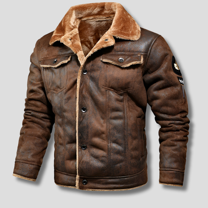 Warm Classic Aviator Bomber Jacket