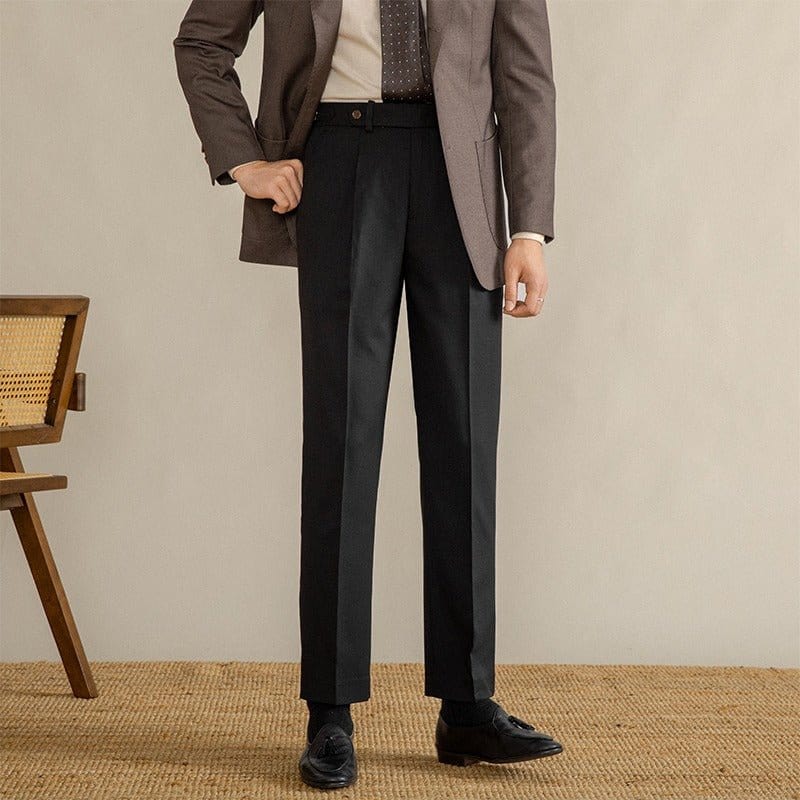 Classic Fit Luxury Straight Pants