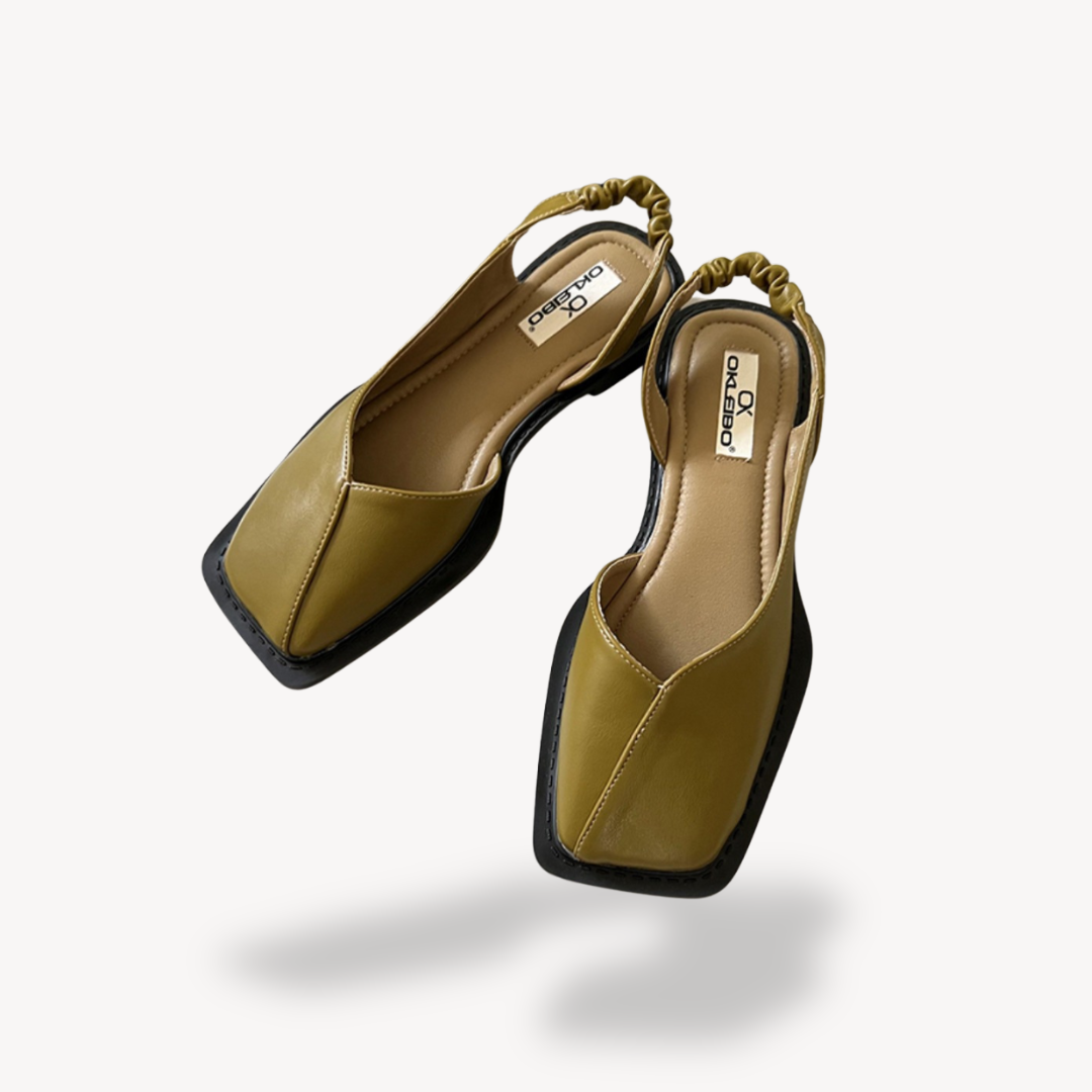Ladies Classic Flat Leather Sandals