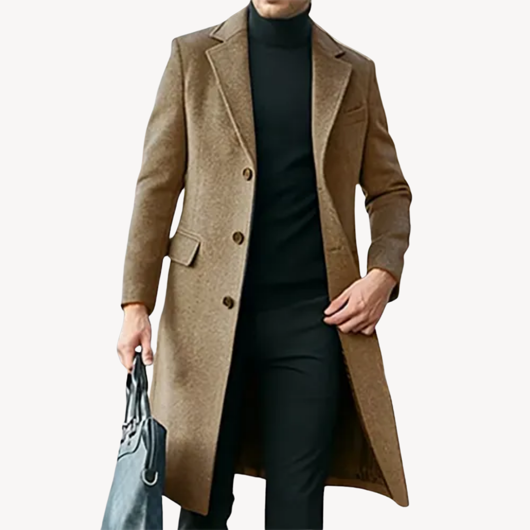 Luxury Wool Men's Winter Coat