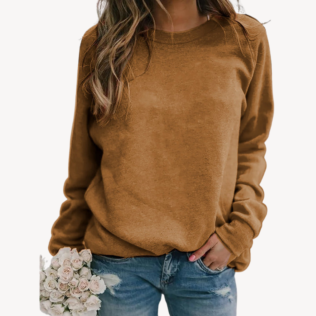 Comfortable Ladies Soft Pullover Sweatshirt