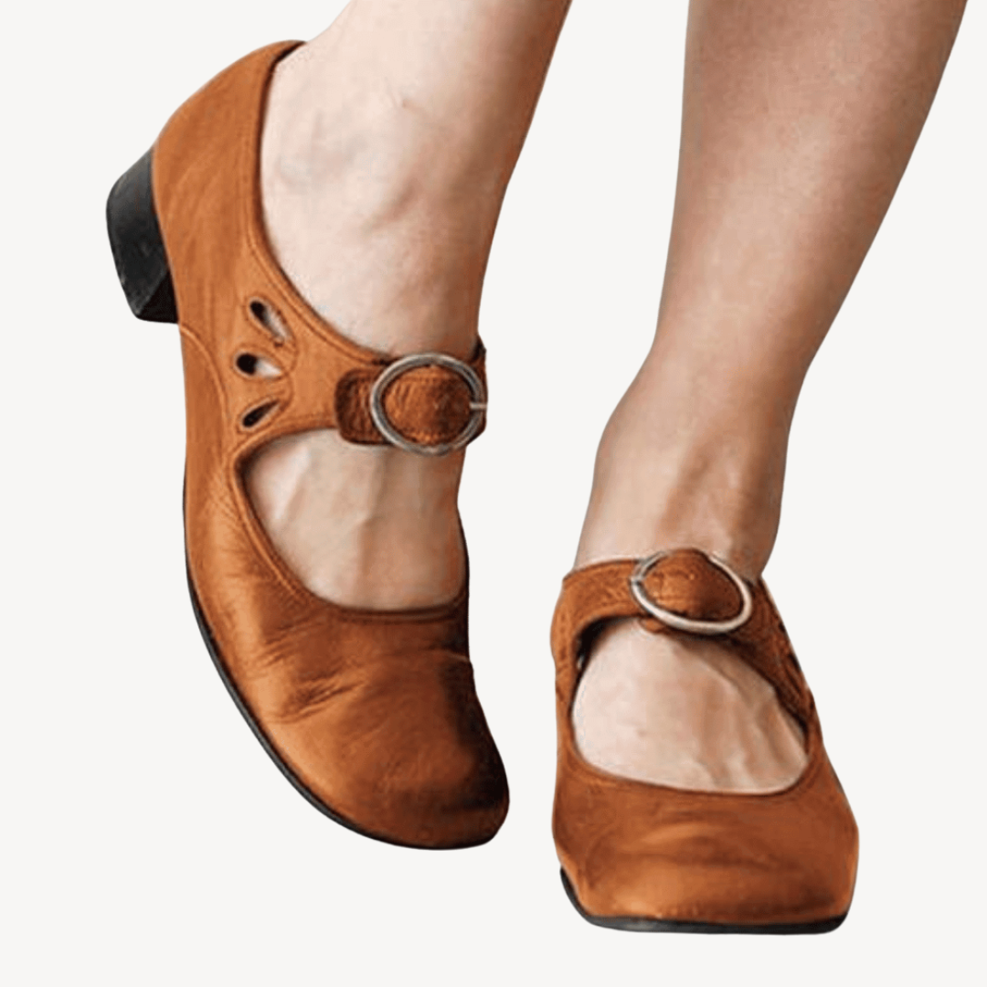Comfortable Supportive Flat Mary Jane Shoes