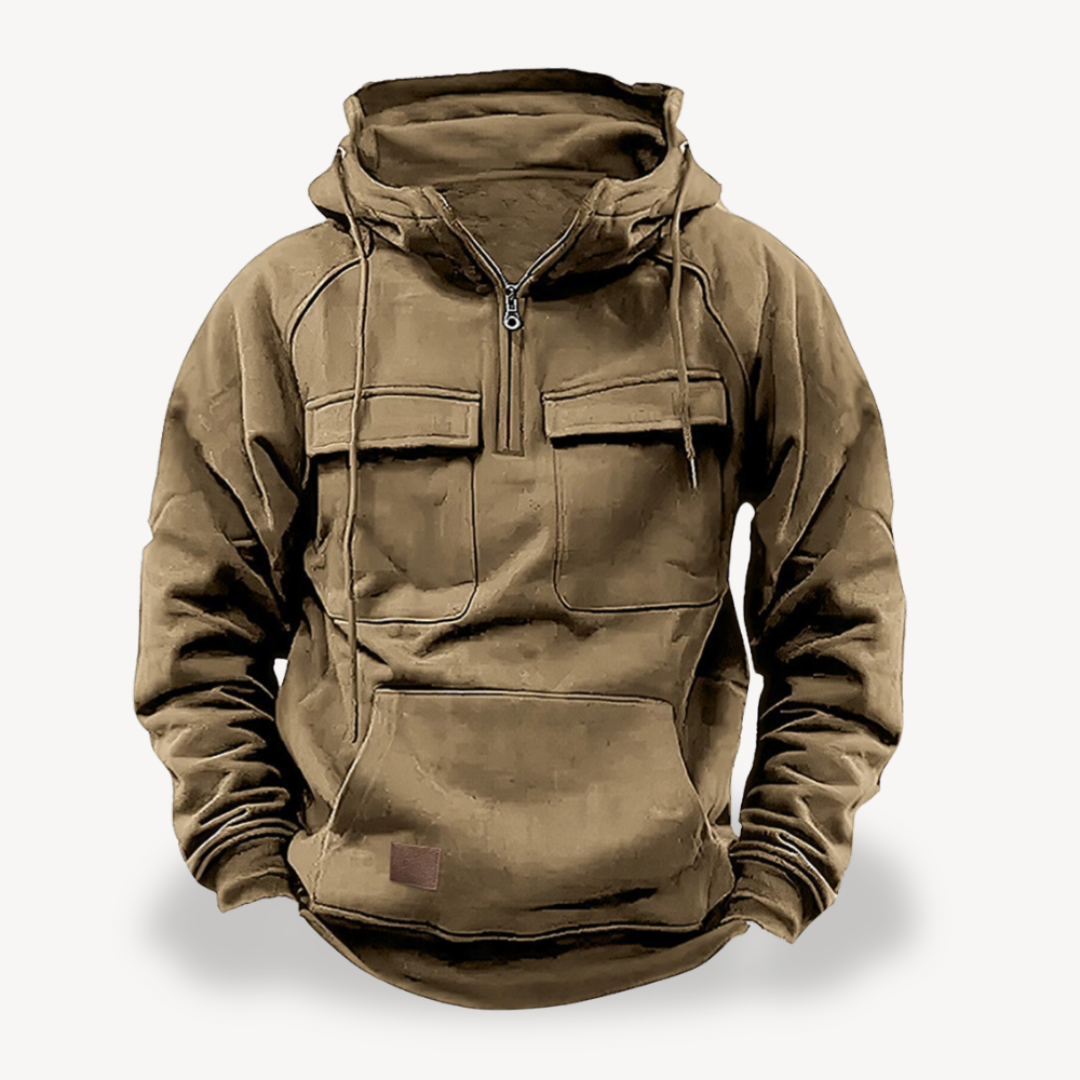 Warm Mens Fleece Hooded Jacket