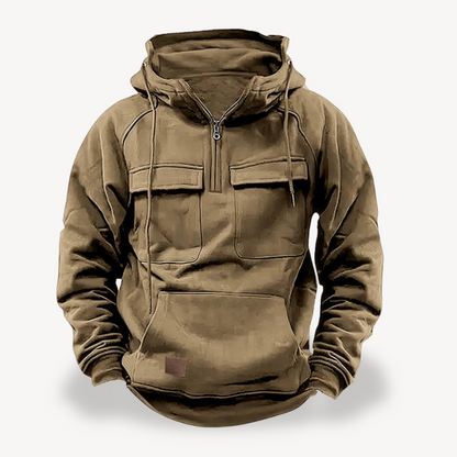 Warm Mens Fleece Hooded Jacket