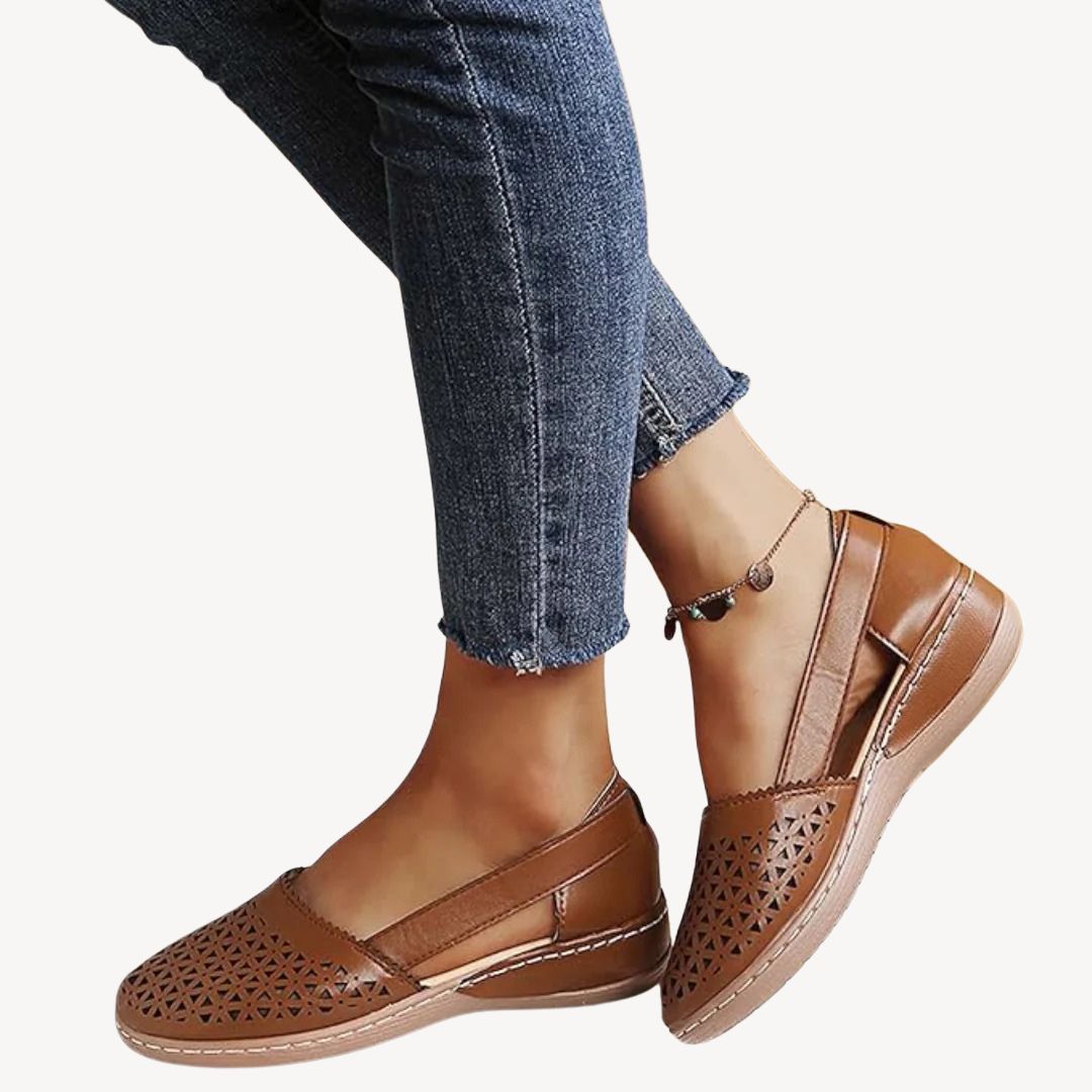 Comfortable Perforated Arch Support Sandals for Women