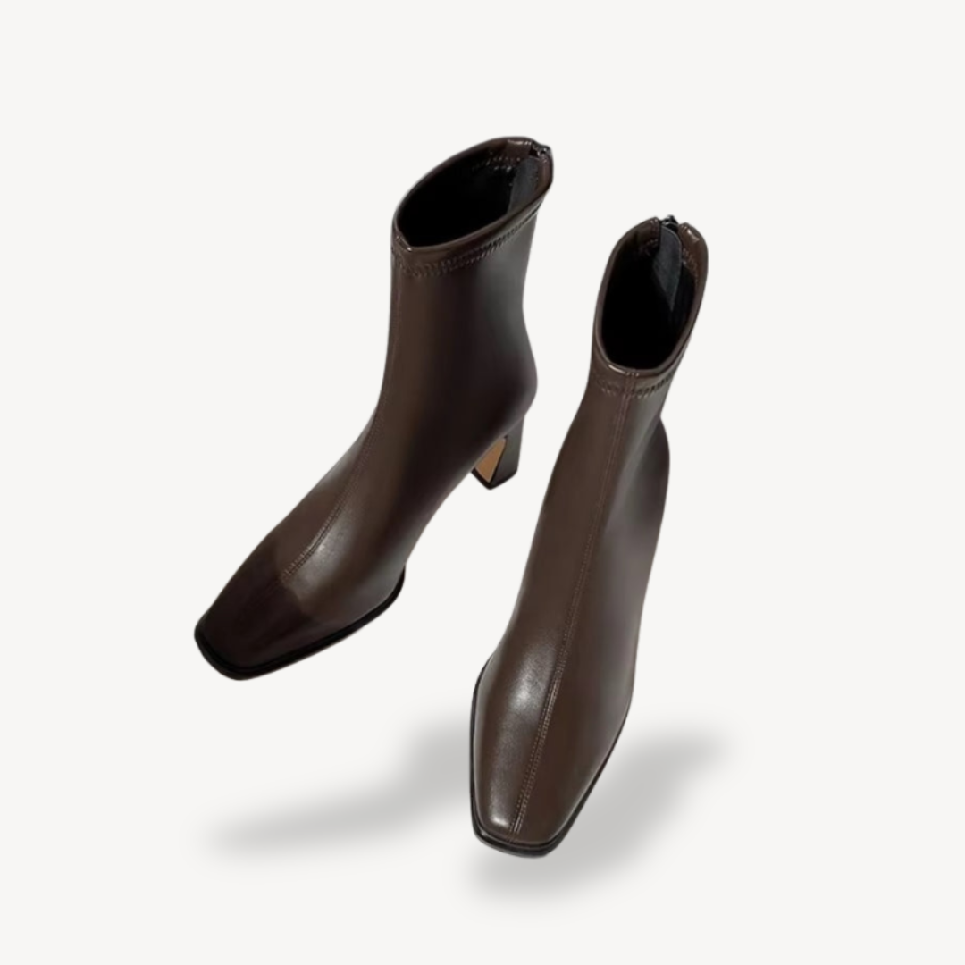 Comfortable Wide Toe Ankle Boots - OutfitLondon