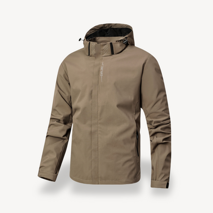Men's Waterproof Zip Up Hooded Jacket