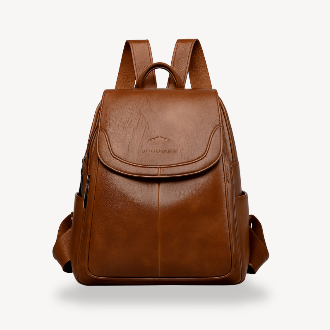 Stylish Ladies Leather Rucksack