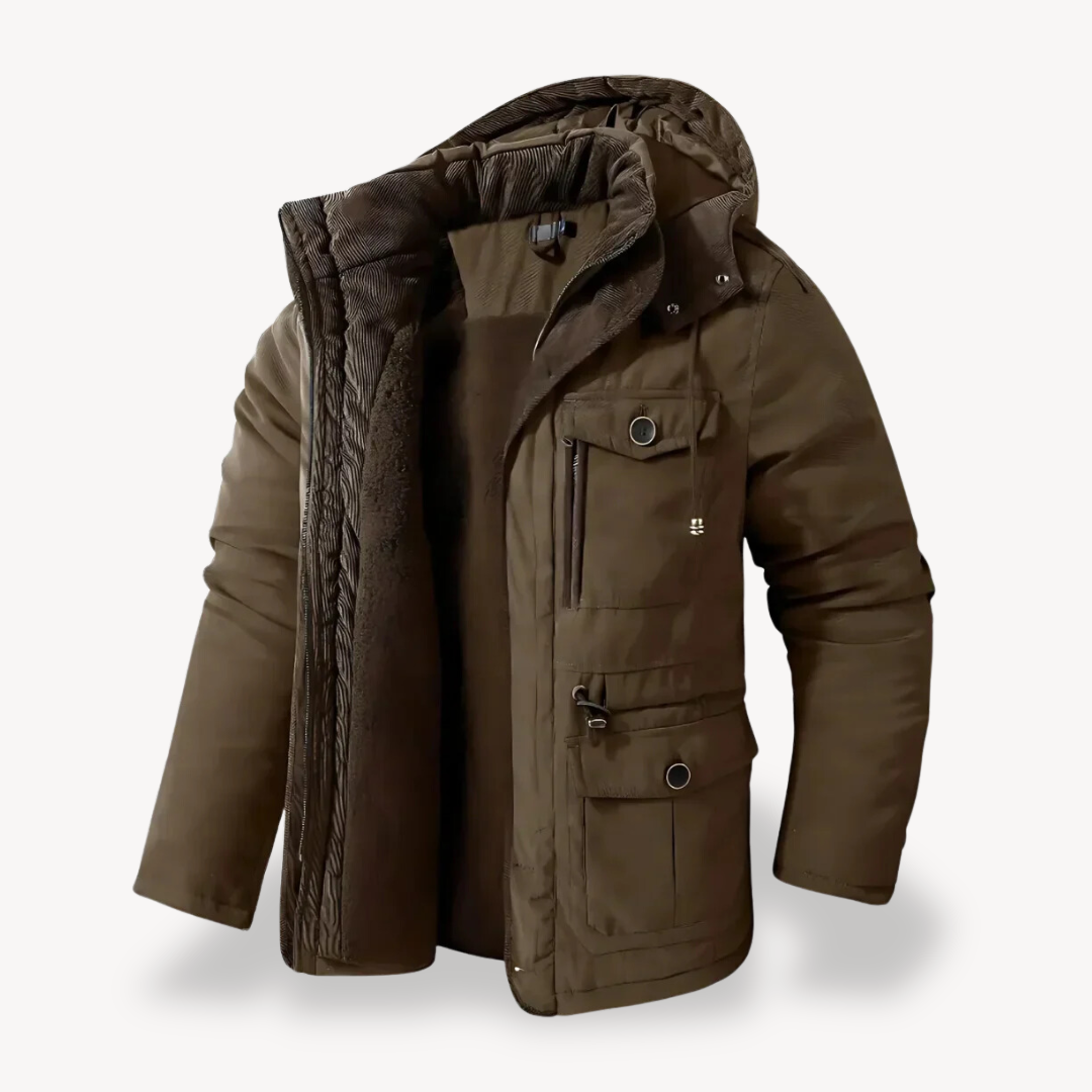 Warm Waterproof Men's Ski Parka Coat