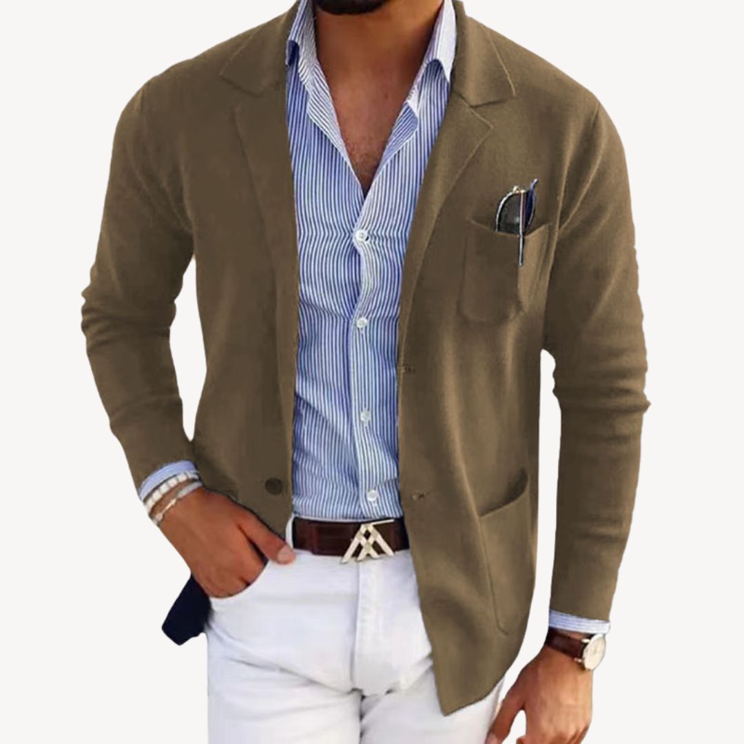 Classic Fit Men's Knit Jacket