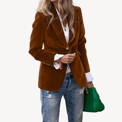 Luxurious Soft Womens Velvet Jacket
