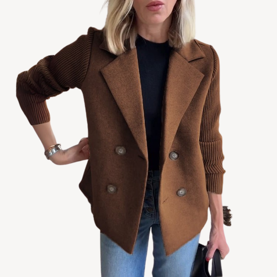 Classic Fit Wool Blazer for Women
