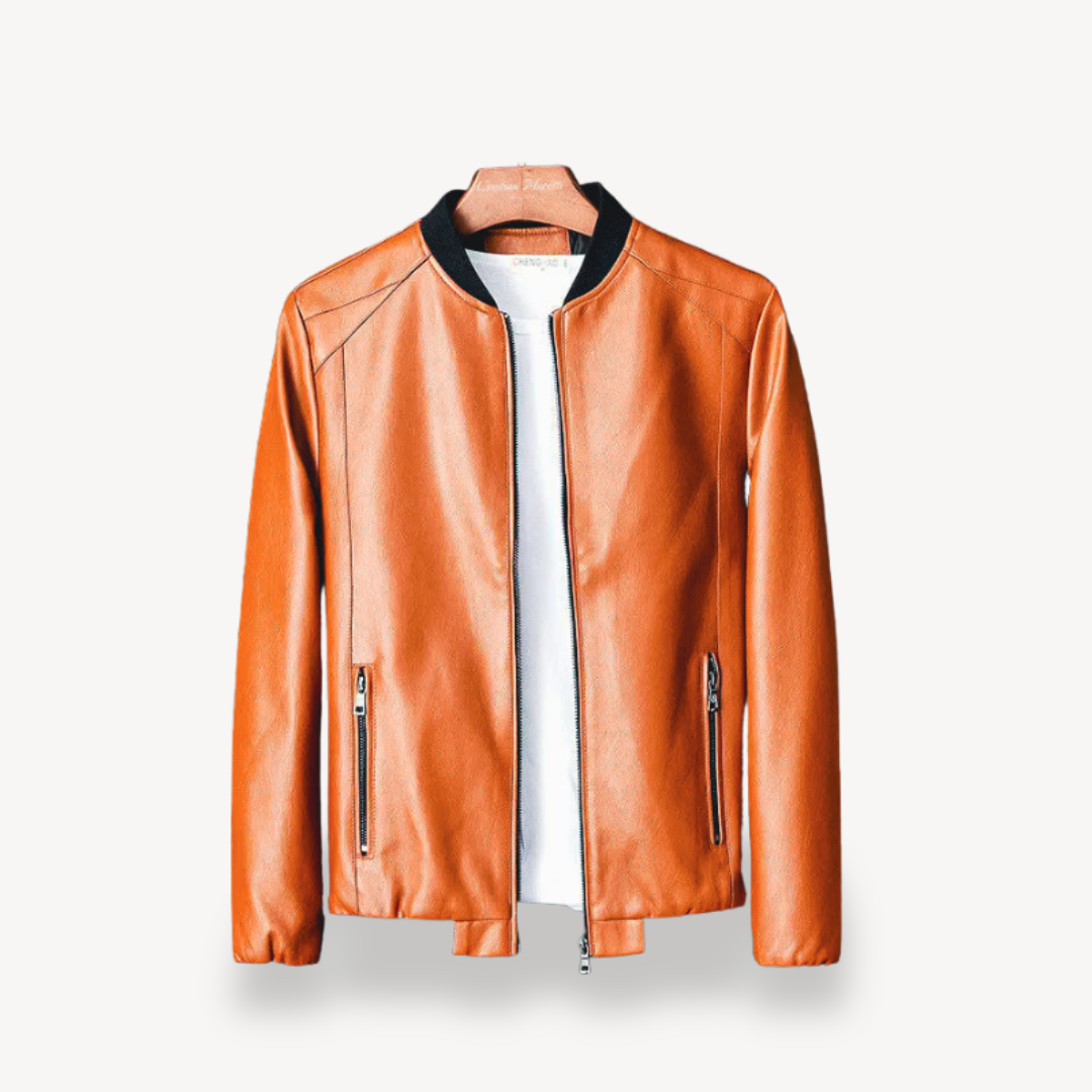 Men's Synthetic Biker Jacket