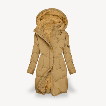 Warm Down Filled Winter Coat for Ladies