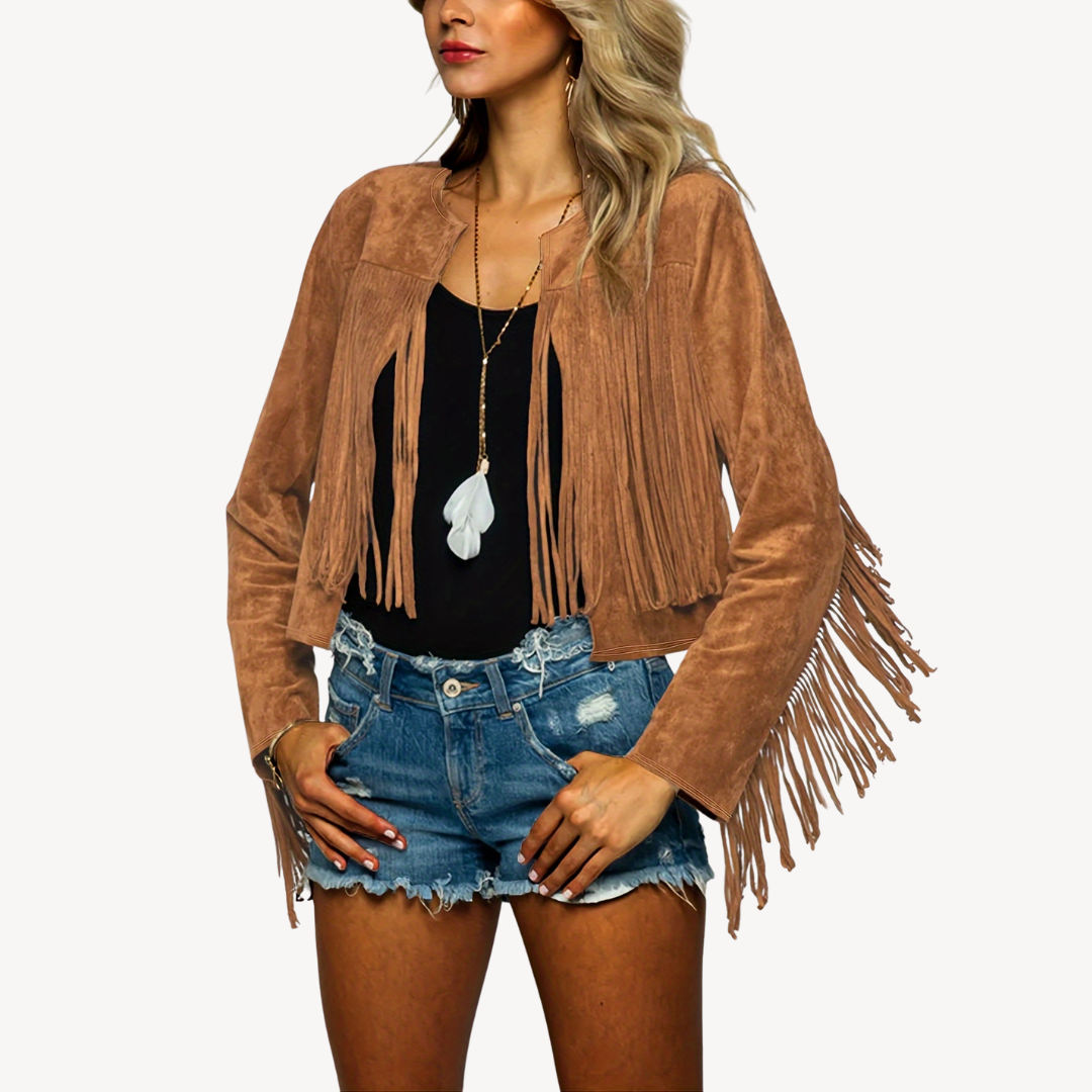 Luxury Faux Suede Trimmed Coat - OutfitLondon