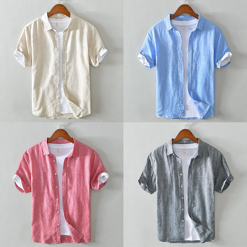Casual Fit Short Sleeve Dress Shirt