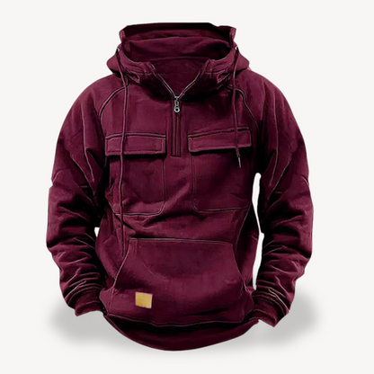 Warm Mens Fleece Hooded Jacket