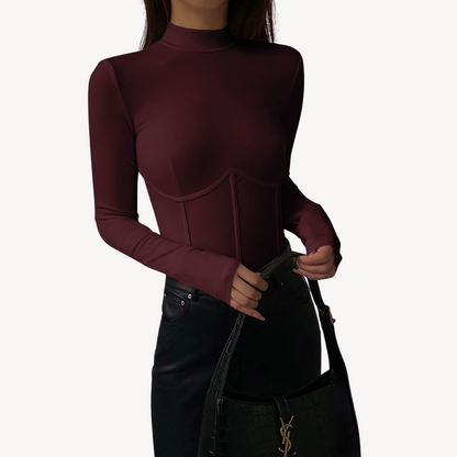 Fitted Lace Up Women's Bustier Top