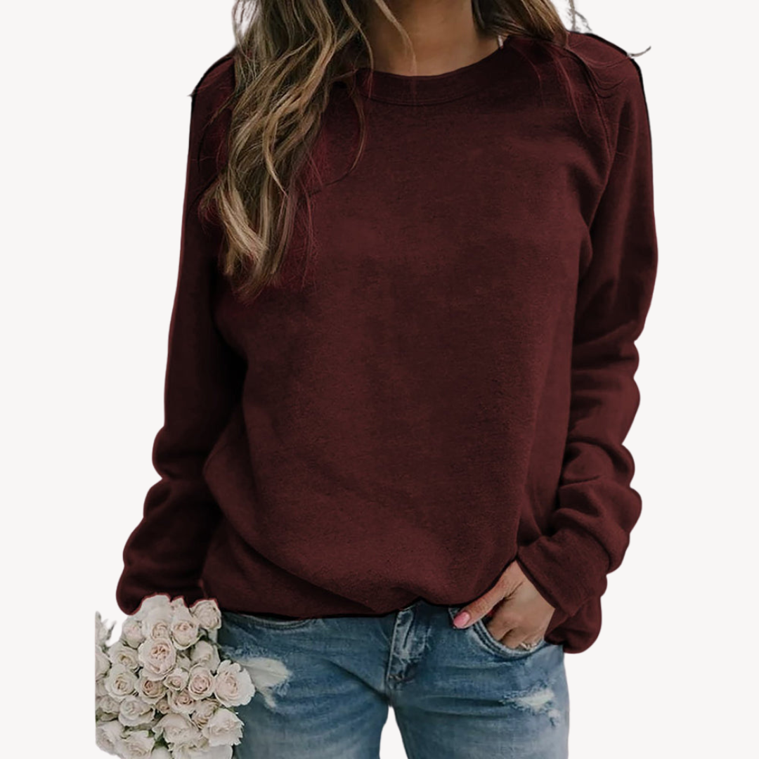 Comfortable Ladies Soft Pullover Sweatshirt