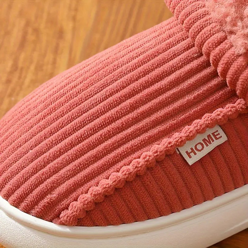 Striped Warm Shoes