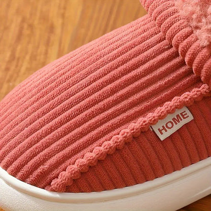 Striped Warm Shoes