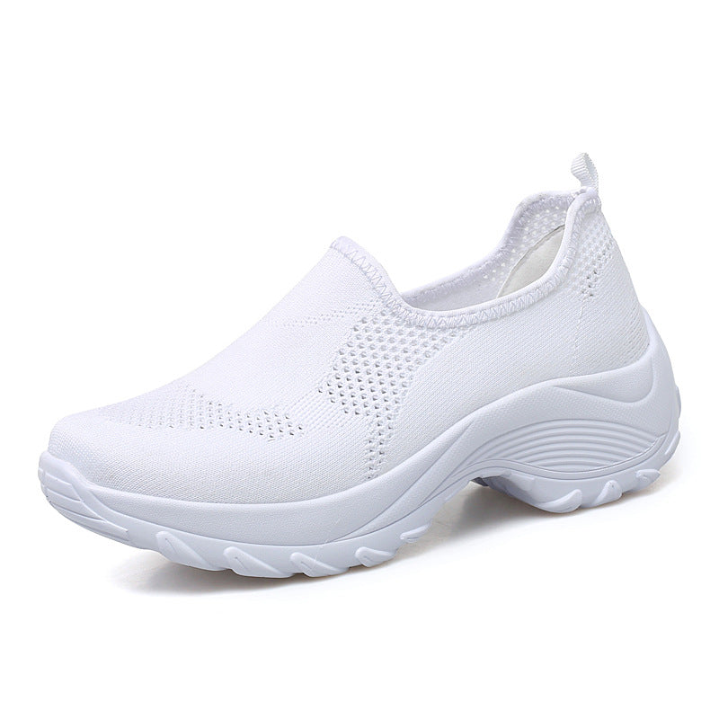 Casual Slip on Comfortable Orthopedic  Breathable Single Shoes