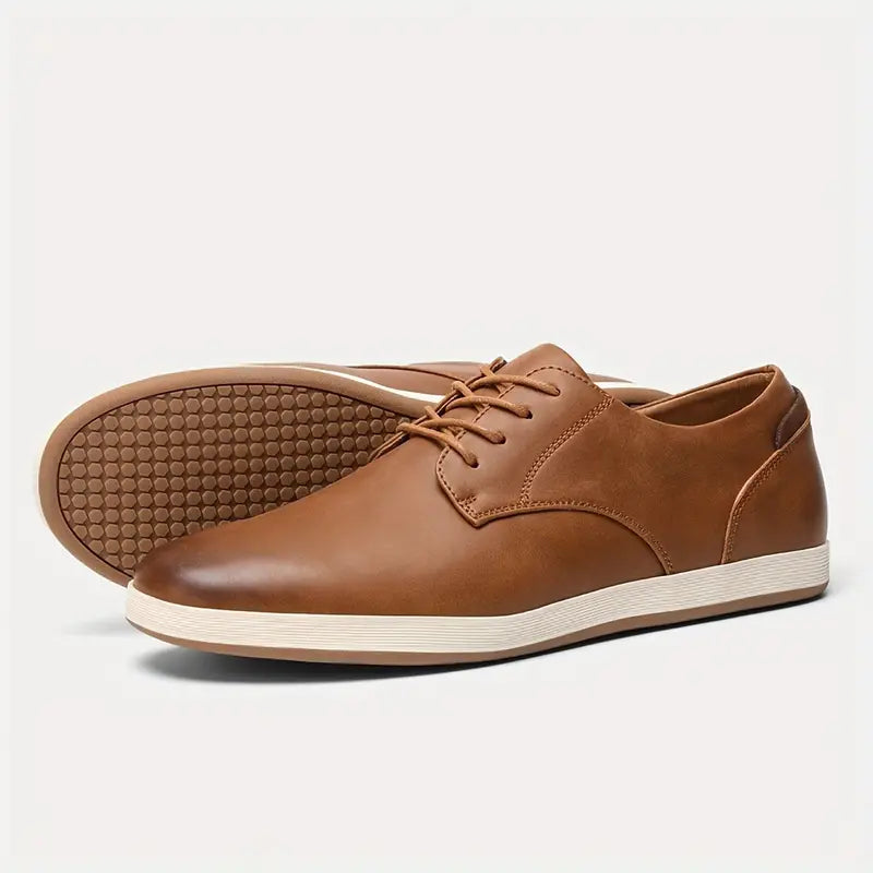 Premium Leather Running Shoes
