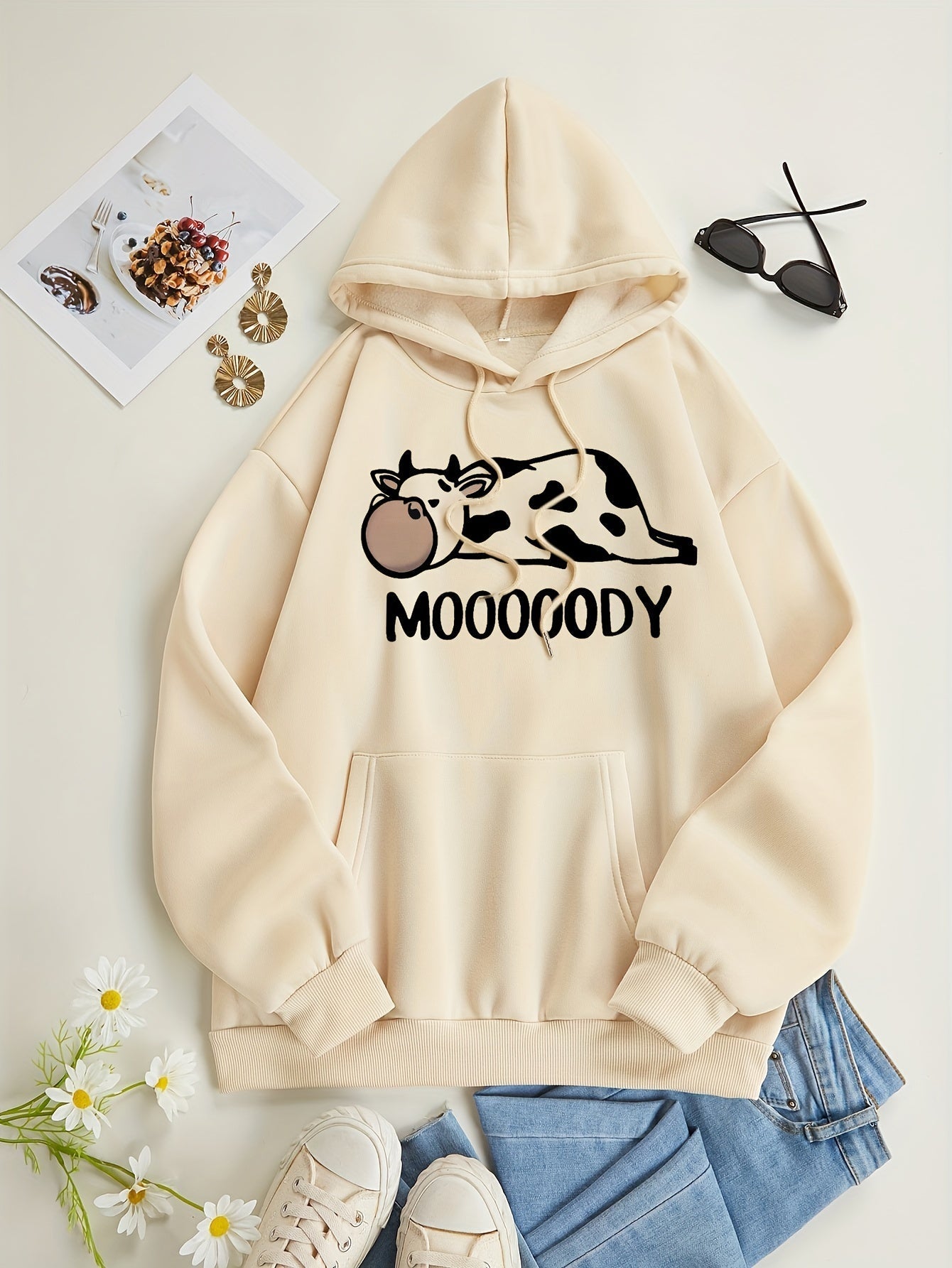 Warm Fleece Hoodie with Fun Animal Pocket